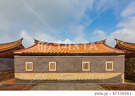 Sunny view of the Fujian style building Sunny view of the Fujian style building 87330561