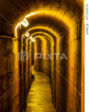Interior view of the Qionglin Civil Defense tunnel Interior view of the Qionglin Civil Defense tunnel 87330634
