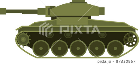 戦車のイラスト素材　ベクター 87330967