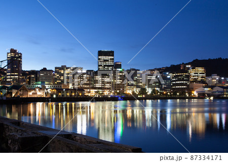 Wellington CBD at Dusk Wellington CBD at Dusk 87334171
