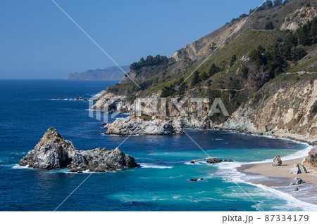 Big Sur View Along The Pacific Coastline 87334179
