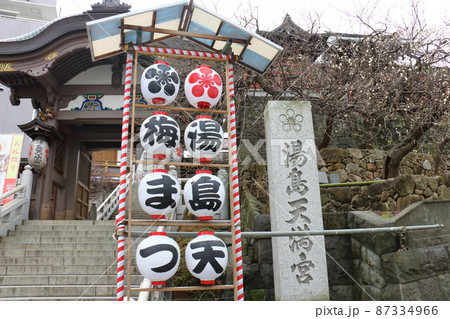 湯島天満宮のうめ　梅まつり　ゆしまてんまんぐう　湯島神社　通称湯島天神　東京都文京区湯島 87334966