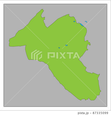 渋谷区の地図です のイラスト素材