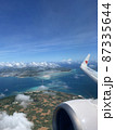 飛行機から見た沖縄 87335644