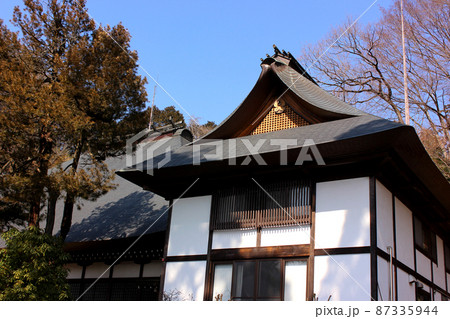 晴れ渡った青空の海禅寺 晴れ渡った青空の海禅寺 87335944