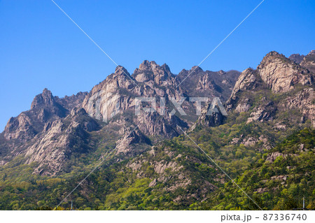 月出山 山 岩石 87336740