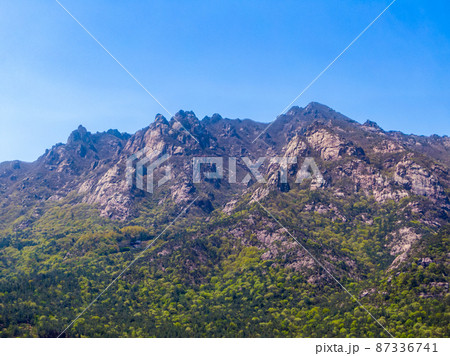 月出山 山 岩石 87336741