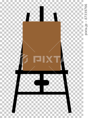 カフェのメニューボードイラスト 茶色のイラスト素材