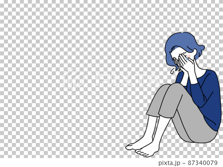 A woman, not alone, being cornered A woman, not alone, being cornered 87340079