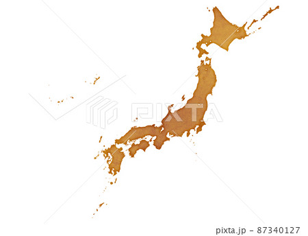 日本地図 地図 87340127