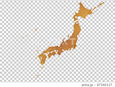 日本地図 地図 87340127