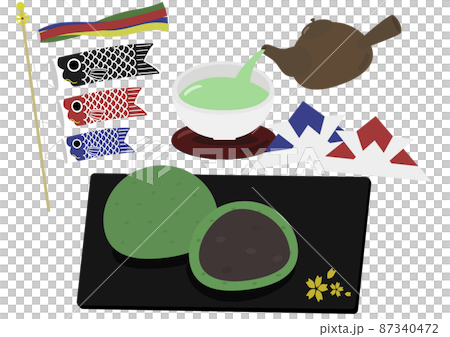 Mugwort rice cake Mugwort rice cake 87340472