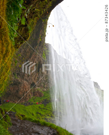 Seljalandfoss, Iceland - July 29, 2021 87343426