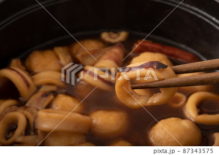 イカと里芋の煮物 87343575