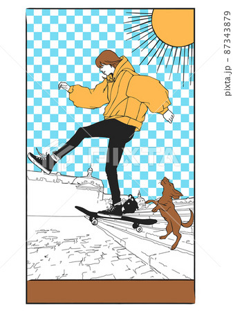 Tarrot Card Fool Tarrot Card Fool 87343879