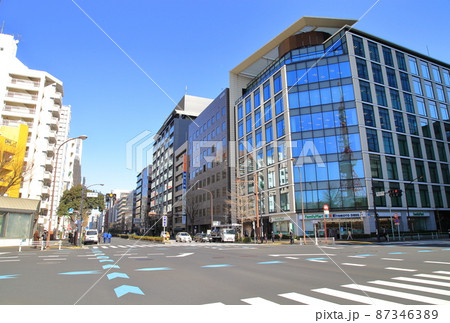 御成門交差点　港区 87346389