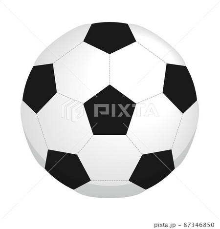 サッカーボールのイラスト 87346850