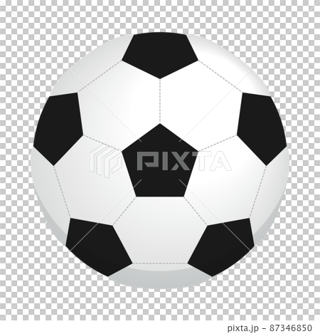 サッカーボールのイラスト 87346850