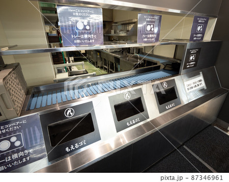 フードコートの食器返却口 87346961