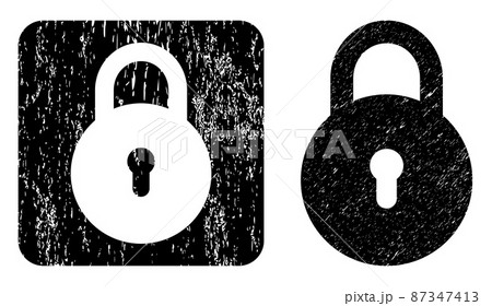 Rubber Locker Carved Stamp 87347413