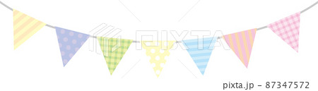 ガーランド_柄入り ガーランド_柄入り 87347572