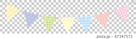 ガーランド_柄入り ガーランド_柄入り 87347572