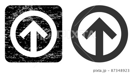 Scratched Direction Up Hole Imprint 87348923