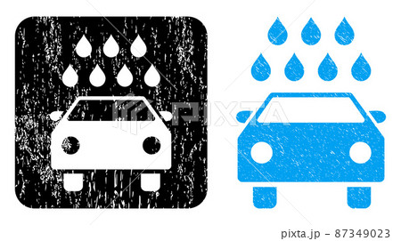Scratched Car Shower Carved Imprint 87349023