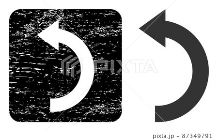 Rubber Rotate Left Carved Badge Rubber Rotate Left Carved Badge 87349791