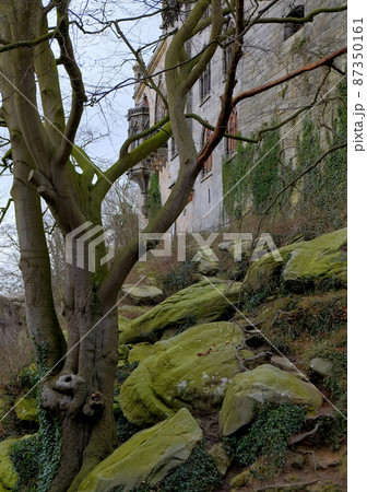 castle old tree hill rocks dark haunted house castle old tree hill rocks dark haunted house 87350161