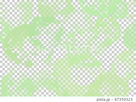 水彩背景　爽やかなグリーン 87350323