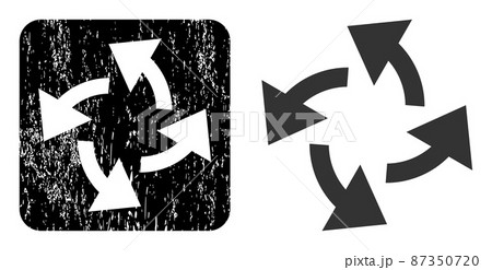 Scratched Centrifugal Arrows Hole Imprint Scratched Centrifugal Arrows Hole Imprint 87350720