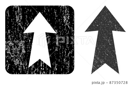 Rubber Arrow Up Carved Stamp Seal 87350728