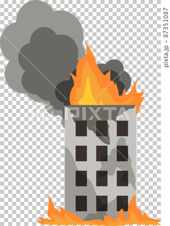 Urban warfare disaster air strike terrorism explosion war illustration material vector Urban warfare disaster air strike terrorism explosion war illustration material vector 87351087