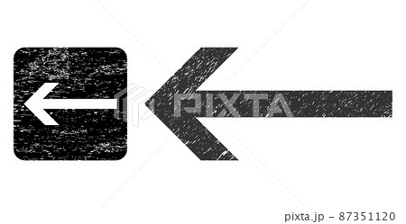 Textured Arrow Left Carved Watermark 87351120