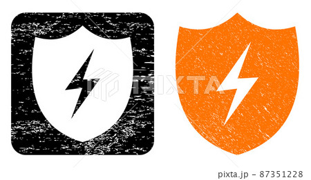 Rubber Electric Shield Subtracted Imprint 87351228