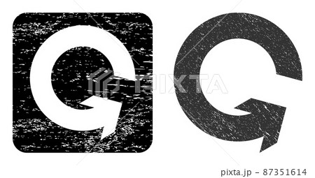 Grunge Rotate Ccw Hole Imprint 87351614
