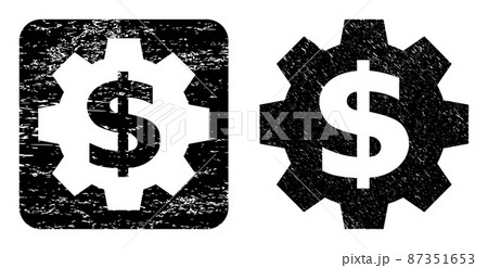 Scratched Financial Industry Stencil Watermark 87351653