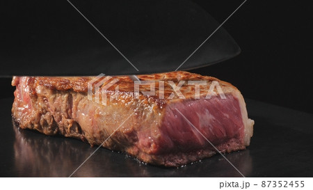 鉄板焼き　肉　カット 87352455