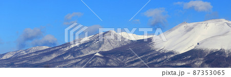 浅間山雪景 87353065