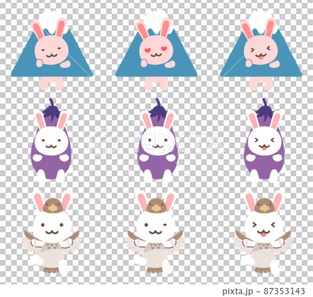 兔年一藤二鷹 3 茄子服裝 Cosplay 87353143