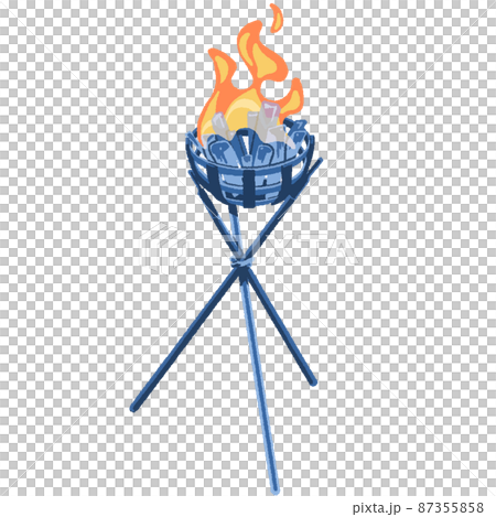 篝火模様のライト おしく 