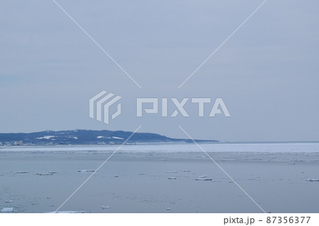 北浜駅からの流氷 北海道 北浜駅からの流氷 北海道 87356377