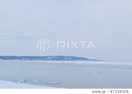 北浜駅からの流氷 北海道 北浜駅からの流氷 北海道 87356426