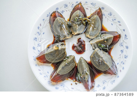 中華料理の前菜ピータン 87364589