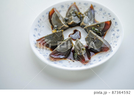 中華料理の前菜ピータン 87364592