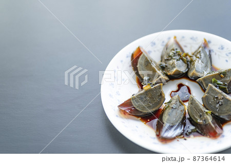 中華料理の前菜ピータン 87364614