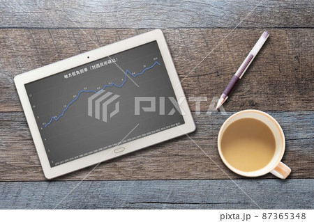 地方税負担率グラフ(タブレット コーヒー ペン)税金 社会保障費 地方税負担率グラフ(タブレット コーヒー ペン)税金 社会保障費 87365348