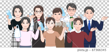 有塑料垃圾的人 87366345