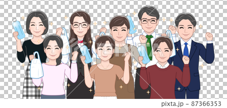 有塑料垃圾的人 87366353